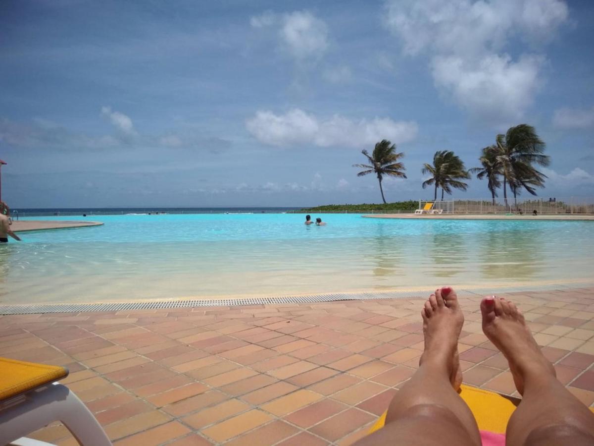 Escapades Ensoleillees - Saint-Francois - Front De Mer Et Piscine Apartment Luaran gambar